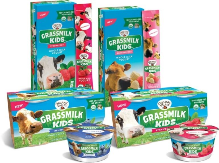 Sữa chua hữu cơ cho trẻ Grassmilk Kids 
