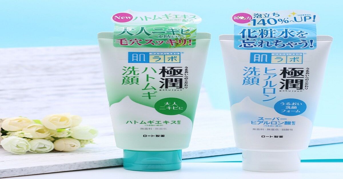 4 types of Hada Labo facial cleansers are good for dry skin, oily acne-prone skin and sensitive skin