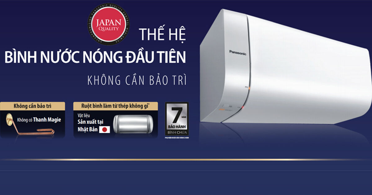 4 lý do bạn nên chọn bình nóng lạnh Panasonic DH-20HAM