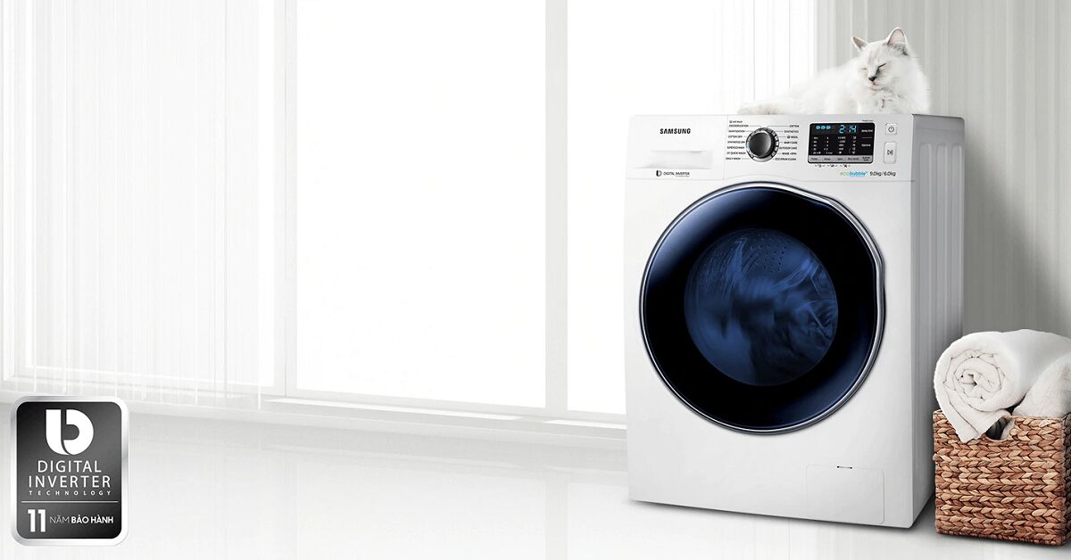 4 lý do nên mua máy giặt cửa ngang Samsung