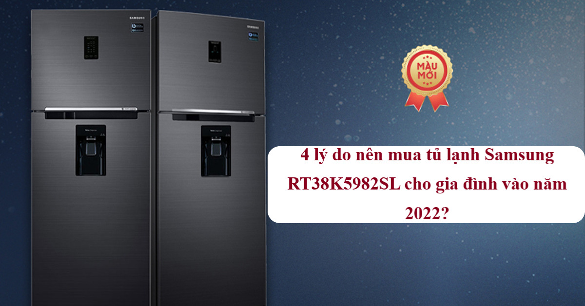 Tủ lạnh Samsung Inverter 380 lít RT38K5982SL/SV | chính hãng, giá rẻ