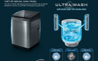 4 máy giặt Toshiba Ultra Wash đa năng tiết kiệm điện nước giá từ 10tr