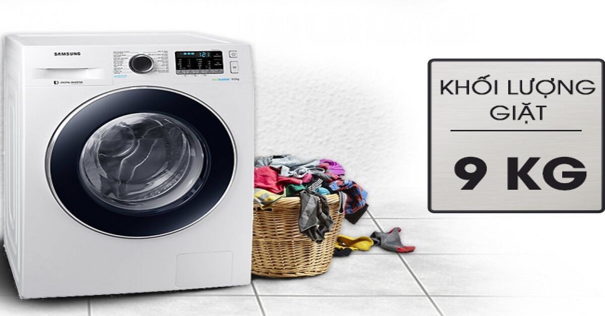 4 tính năng đáng để "rút hầu bao" cho máy giặt 9 Kg Samsung WW90J54E0BW/SV hơi nước