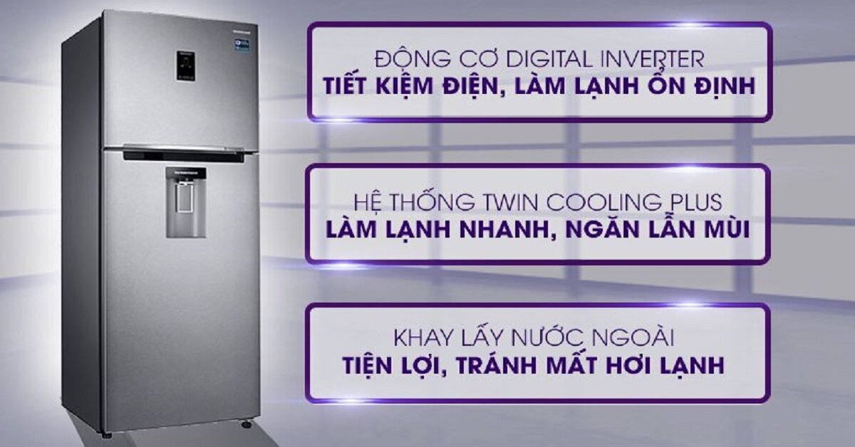 4 ưu điểm của tủ lạnh Samsung Inverter 380 lít RT38K5982SL/SV bạn nên biết trước khi mua