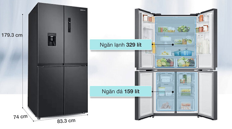 Tủ lạnh Samsung Multidoor model RF48A4010B4