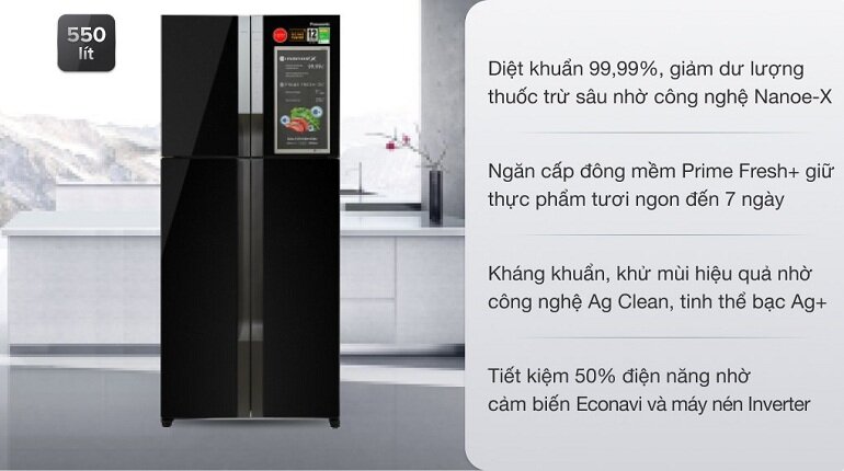 Những ưu điểm đáng nể của tủ lạnh Panasonic NR-DZ601 YGKV