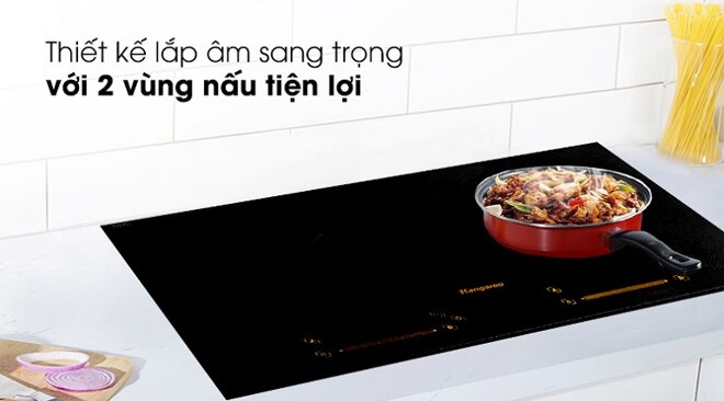 Bếp từ âm 2 vùng nấu Kangaroo KG859i