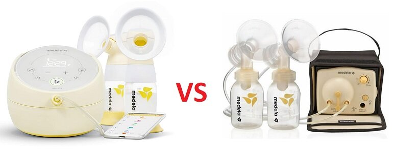 So sánh máy hút sữa Medela Sonata Flex và Medela Pump