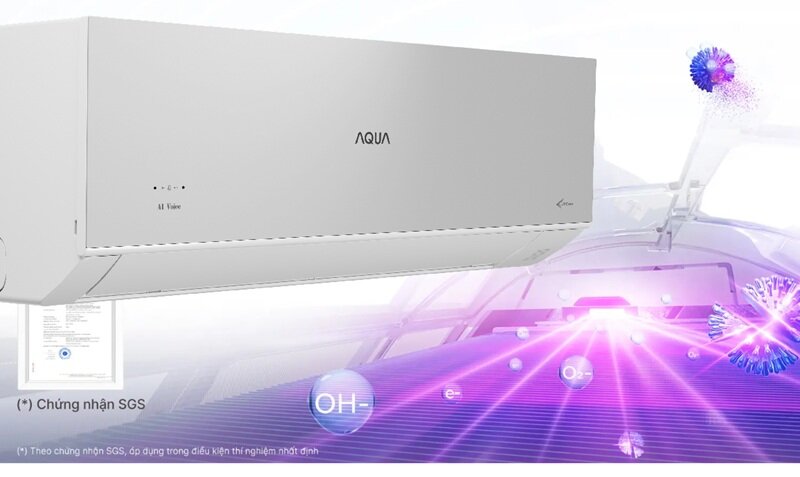 Điều hòa Aqua AQA-RUV10VS siêu thông minh với AI Voice, lại rất tiết kiệm điện