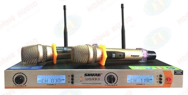 Shure UGX9 ii được tích hợp rất nhiều công nghệ hiện đại của hãng âm thanh nổi tiếng Shure.