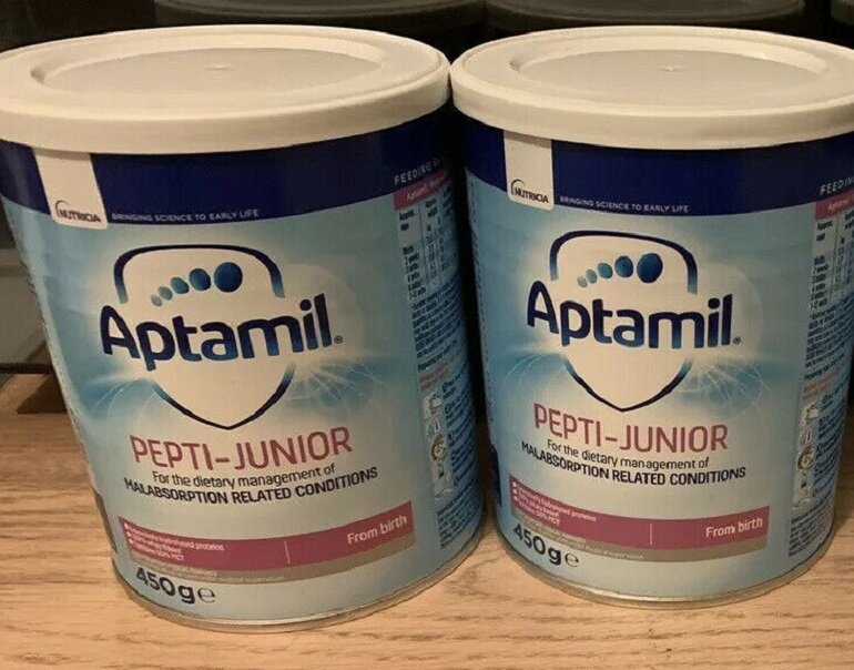 sữa Aptamil Pepti UK phù hợp với trẻ bị dị ứng đạm sữa bò