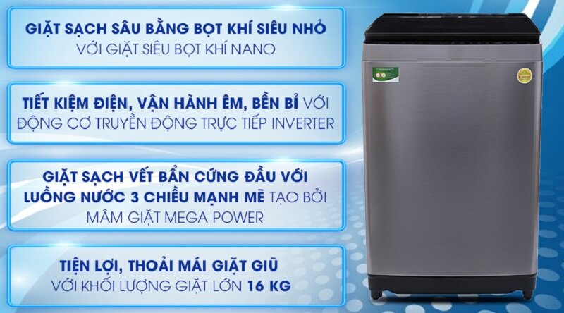 TOP 6 máy giặt 16kg chất lượng rất tốt mà giá chỉ từ 5 triệu đồng đáng mua nhất năm 2025