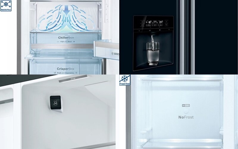 Tủ lạnh Bosch 540 lít KAD92HBFP thiết kế sang trọng, công nghệ hiện đại