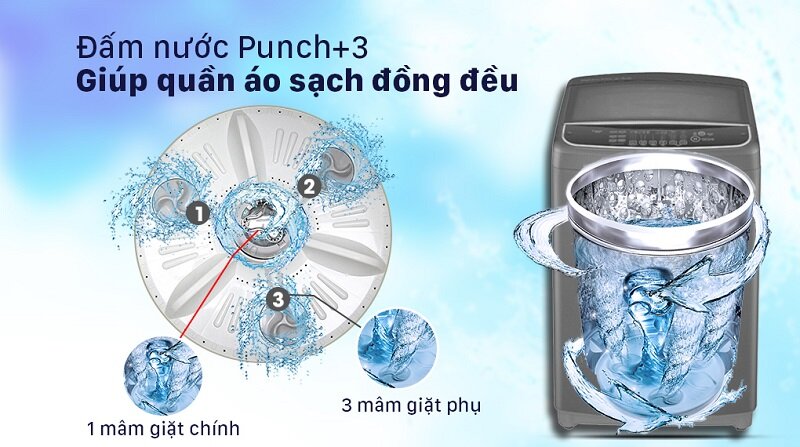 Giá máy giặt LG 13kg T2313VSAB giảm còn 6 triệu đồng, hàng