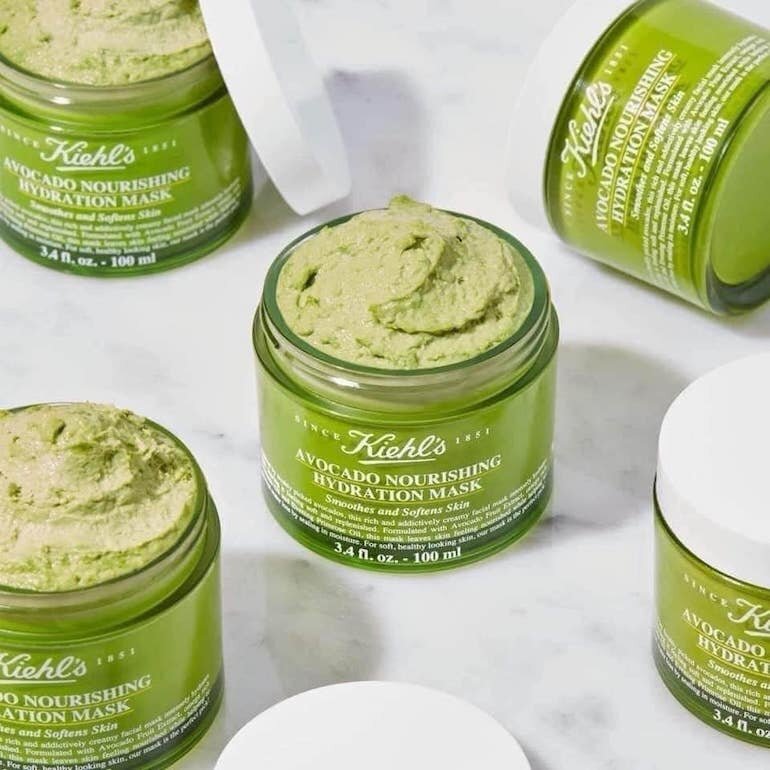 Kiehl's Avocado Nourishing Hydration Mask contains avocado extract. Kiehl's Avocado Nourishing Hydration Mask contains avocado extract.