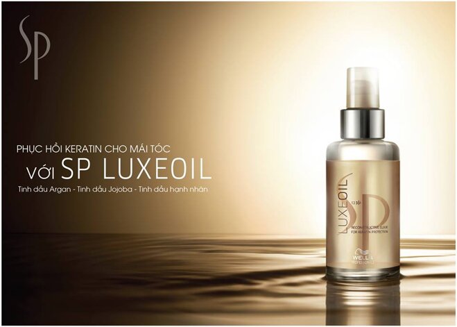 Tinh dầu dưỡng tóc Argan Wella SP Luxe Oil