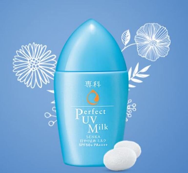 Kem chống nắng Senka Perfect UV Milk