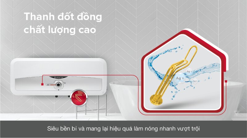 Bình nóng lạnh Ariston SL2 20 RS 2.5 FE 20 lít: An toàn, hiệu quả, giá phải chăng!