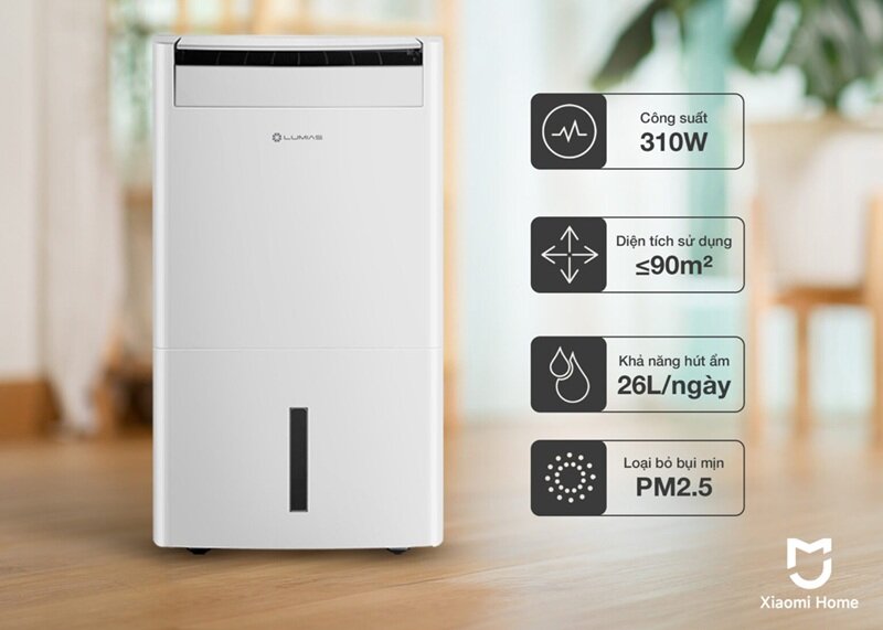 TOP 5 máy hút ẩm Lumias giá từ 2 triệu đồng đáng mua nhất năm 2026