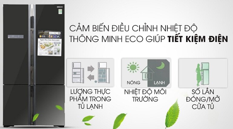 Tủ lạnh Hitachi Inverter WB800PGV5 sở hữu nhiều công nghệ vượt trội