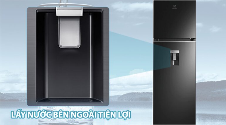 Tủ lạnh Electrolux Inverter 341 lít ETB3760K-H - Giá tham khảo khoảng 13.390.000 vnd
