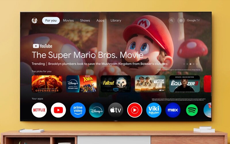 Google tivi Sony 65 inch K-65S25VM2 giảm 5,5 triệu đồng, màn hình lớn hiển thị sắc nét