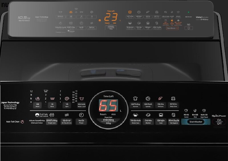 So sánh máy giặt Panasonic Inverter 10.5 Kg NA-FD105V3BV và NA-FD10AR1BV