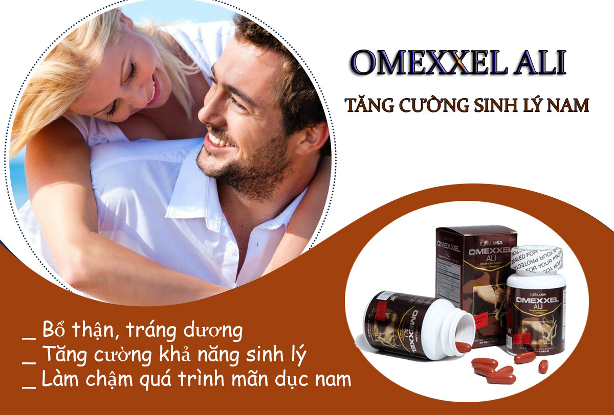 Omexxel Ali giúp tăng cường sinh lý phái mạnh