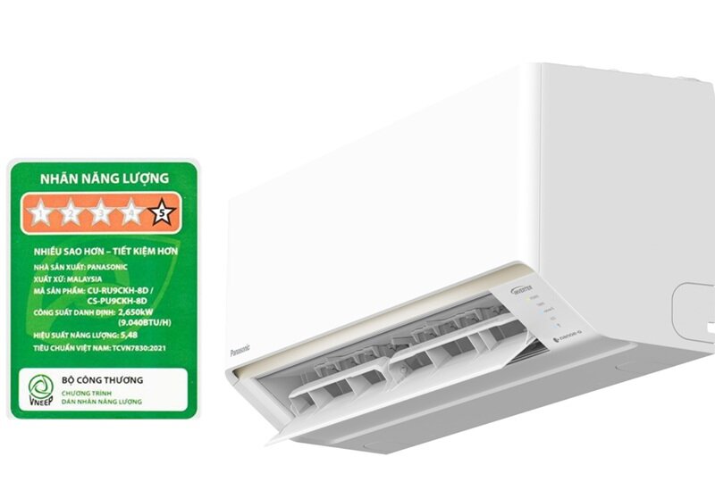Panasonic CU/CS-PU9CKH-8D giảm giá 5 triệu, điều hòa 9000 BTU tiết kiệm điện cho phòng dưới 15m2