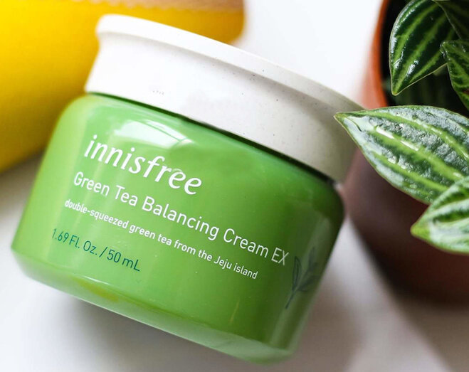 Kem Dưỡng Da Innisfree trà xanh – Green Tea Fresh Cream