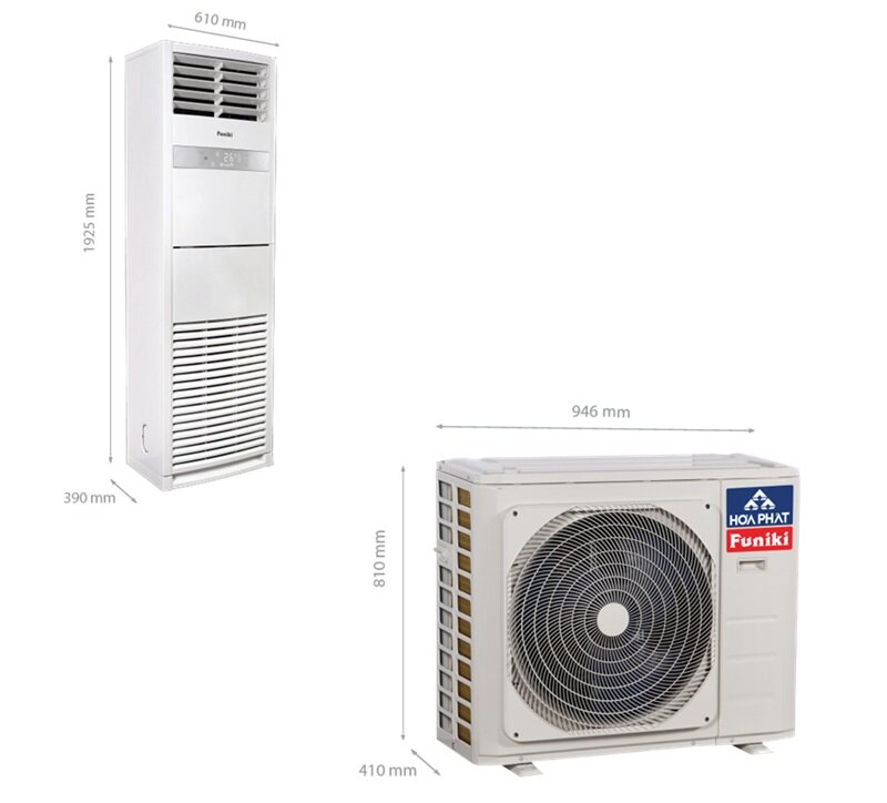 Điều hòa cây Funiki FC-36MMC1 thiết kế sang trọng, làm mát hiệu quả phòng 60m2