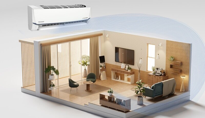 Điều hòa Sharp AH-X13CEWA giá chỉ 6,5 triệu đồng mà làm mát sâu, lại rất tiết kiệm điện