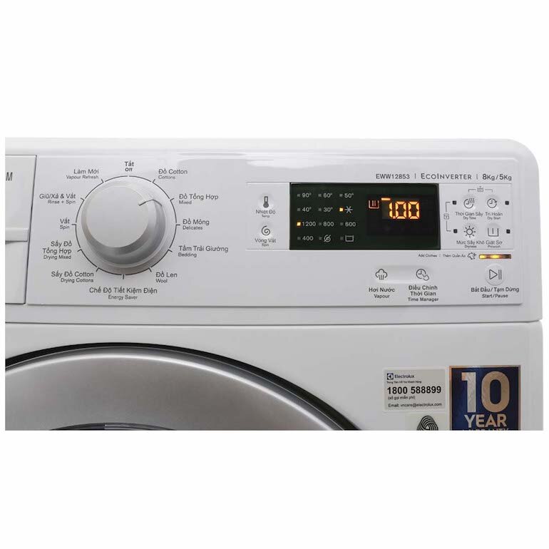 Máy giặt sấy Electrolux EWW12853 lồng ngang