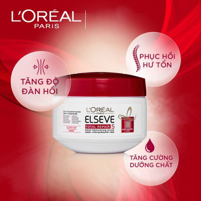 Kem ủ phục hồi tóc L'Oréal Total Repair 5 Deep Repairing