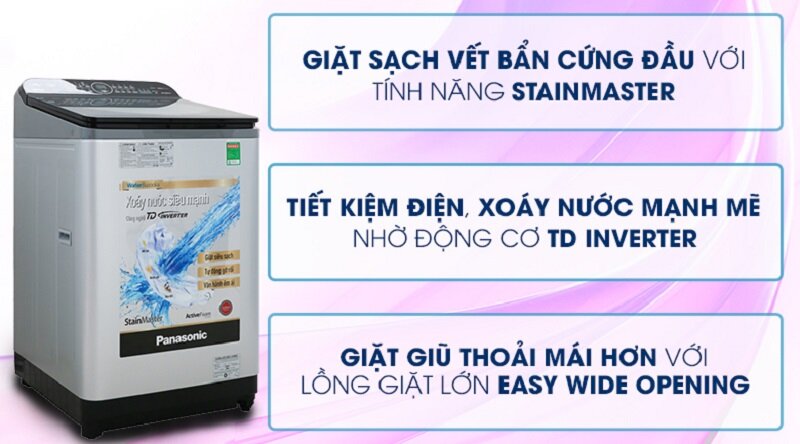 Máy giặt Panasonic Inverter 11.5 kg NA-FD11XR1LV giá chỉ còn 4,95 triệu đồng có nên mua không?