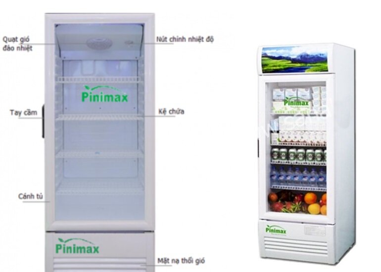 Các tính năng chi tiết tủ mát Pinimax PNM-259K