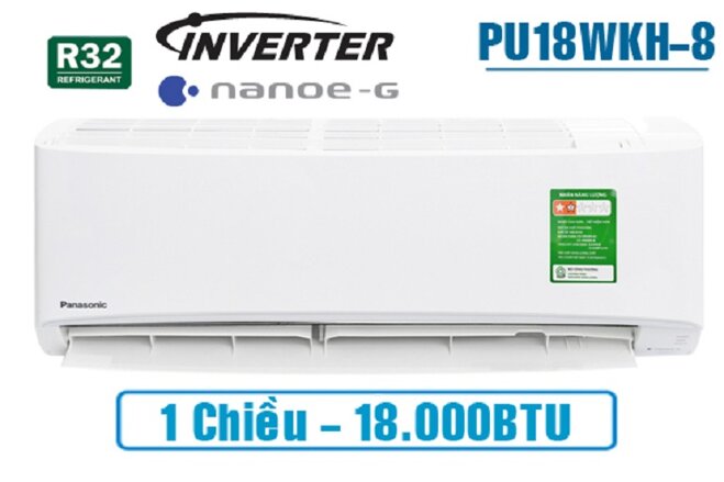 Điều hòa Panasonic 1 chiều 18000BTU PU18WKH-8M