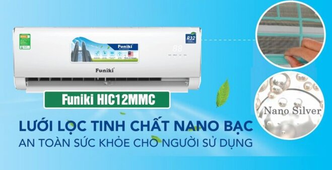 Điều hòa Funiki 12000BTU 1 chiều Inverter