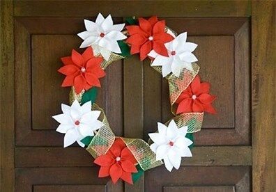 5 cách làm vòng nguyệt quế treo cửa dịp Giáng sinh