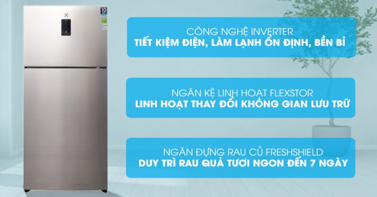5 công nghệ được trang bị trên tủ lạnh Electrolux ETB5702AA-RVN 570 Lít có thể bạn chưa biết?
