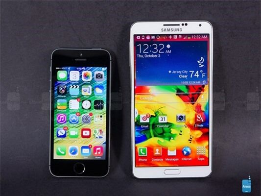 5 điểm Galaxy Note 3 'chào thua' iPhone 5S