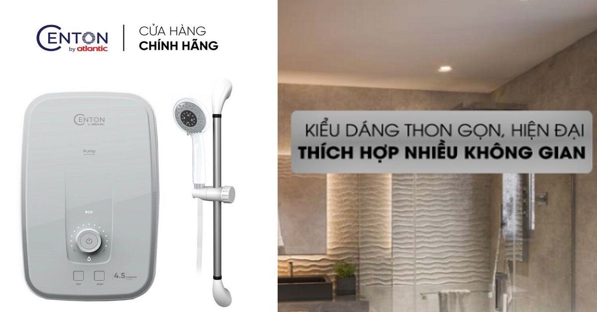 5 điều cần biết về bình nóng lạnh Centon Presto Plus P trước khi mua