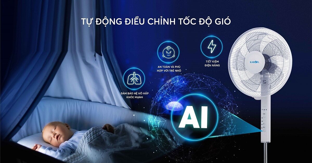 5 mẫu quạt điều hòa Karofi chất lượng nhất