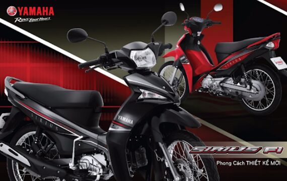 5 phiên bản màu xe Sirius FI đen đỏ xanh trắng xám hợp mệnh nào?