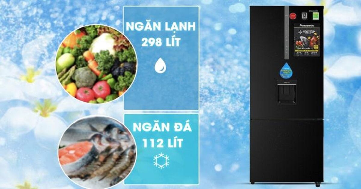 5 thiết kế đặc biệt trên tủ lạnh Panasonic Inverter 410 lít NR-BX460WKVN