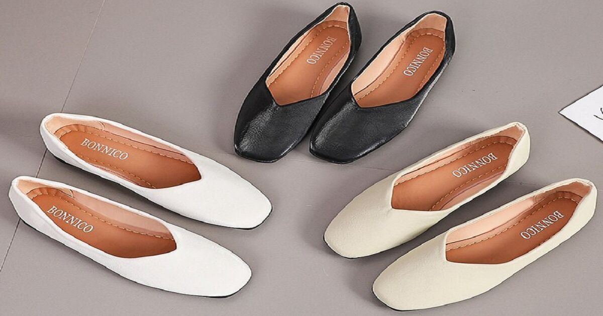 5 thương hiệu giày búp bê mũi vuông bình dân, cao cấp