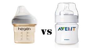 5 tiêu chí so sánh bình sữa Avent và Hegen