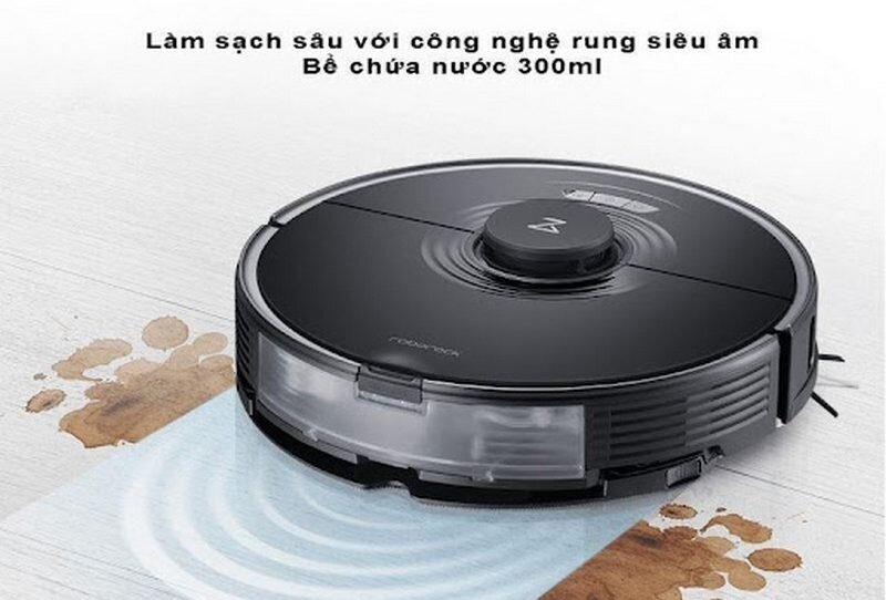 Khả năng làm sạch mạnh mẽ của robot hút bụi lau nhà Xiaomi Roborock S5 Max - Bản nội địa 