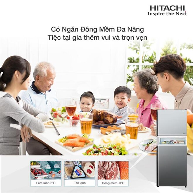 Ưu nhược điểm của tủ lạnh Hitachi Inverter 443 Lít R-FVX510PGV9(MIR)