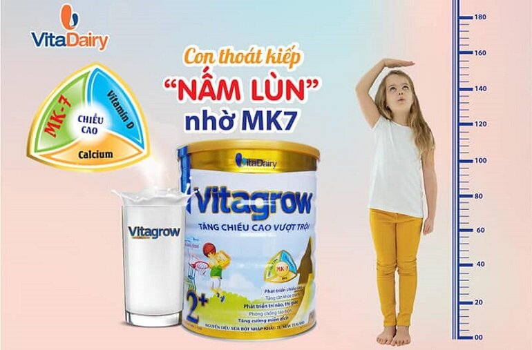 Sữa Vitagrow 1+ giúp con hết 